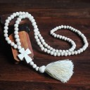 Collier long pour femme avec des perles 14