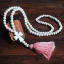 Collier long pour femme avec des perles 17