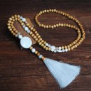 Collier long pour femme avec des perles 21