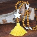 Collier long pour femme avec des perles 5