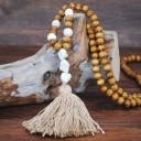 Collier long pour femme avec des perles 9