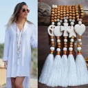 Collier long pour femme avec des perles 2