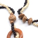 Collier long pour femme avec éléphant D370 5