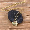 Collier long pour femme avec éléphant 3