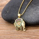 Collier long pour femme avec éléphant 5