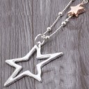 Collier long pour femme avec étoile 4