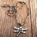 Collier long pour femme avec libellule 11