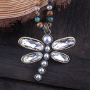 Collier long pour femme avec libellule 4