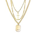 Collier long pour femme avec pendentif 2