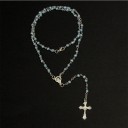 Collier long pour femme avec pendentif croix 6