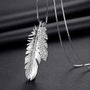 Collier long pour femme avec pendentif D53 8