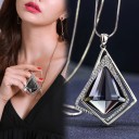 Collier long pour femme avec pendentif D53 9