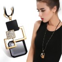 Collier long pour femme avec pendentif D53 4