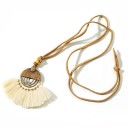 Collier long pour femmes avec des franges 16
