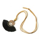 Collier long pour femmes avec des franges 19
