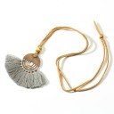 Collier long pour femmes avec des franges 20
