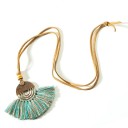 Collier long pour femmes avec des franges 26