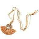 Collier long pour femmes avec des franges 9