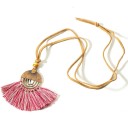 Collier long pour femmes avec des franges 10