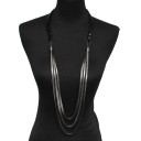 Collier long triple pour femme 2