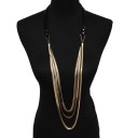 Collier long triple pour femme 3