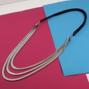 Collier long triple pour femme 6