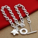 Collier massif pour femme avec étoile 2