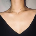 Collier minimaliste pour femmes D44 2
