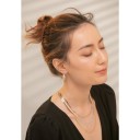 Collier plat triple pour femme 2