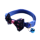 Collier pour chats avec nœud et grelot Collier décoratif pour chats Collier ajustable pour chats Accessoires pour chats 4