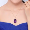 Collier pour femme avec améthyste M90 2