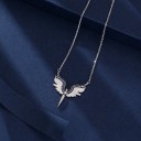 Collier pour femme avec ange D359 4