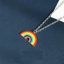Collier pour femme avec arc-en-ciel 1