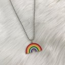 Collier pour femme avec arc-en-ciel 2