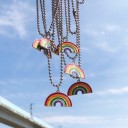 Collier pour femme avec arc-en-ciel 5