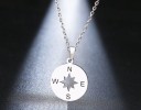 Collier pour femme avec boussole D364 4