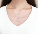 Collier pour femme avec clé et cadenas 2