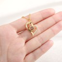 Collier pour femme avec cœur D224 2