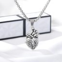 Collier pour femme avec cœur D329 1