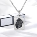 Collier pour femme avec cœur D329 3