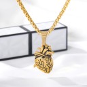 Collier pour femme avec cœur D329 2