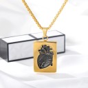 Collier pour femme avec cœur D329 2