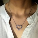 Collier pour femme avec cœur D355 5