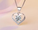 Collier pour femme avec cœur D413 2