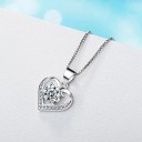 Collier pour femme avec cœur D413 3