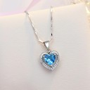 Collier pour femme avec cœur D419 3