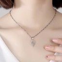 Collier pour femme avec cœur D426 2