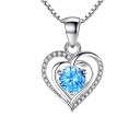 Collier pour femme avec cœur D489 2