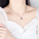 Collier pour femme avec cœur D566 2
