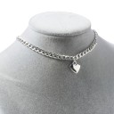 Collier pour femme avec cœur D58 1